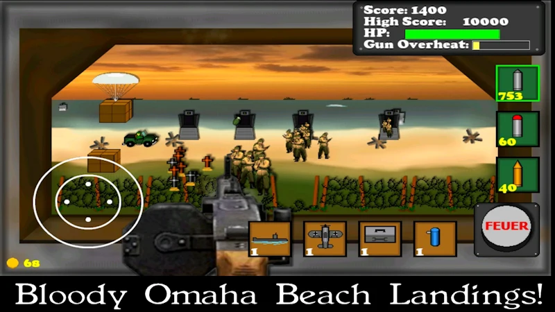 D-Day Gunner: WW2 Beach Battle screenshot
