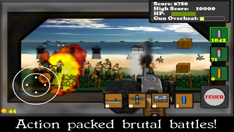 D-Day Gunner: WW2 Beach Battle screenshot